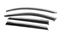 Mazda CX-9 2017- Deflecteurs de Vitres avec Moulure Chromee Niken Luxury (4 pcs) photo 2