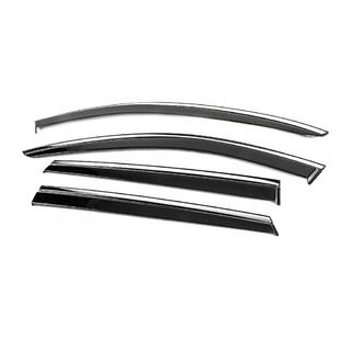 Deflecteurs de Vitres avec Moulure Chromee Niken Luxury (4 pcs) photo 2
