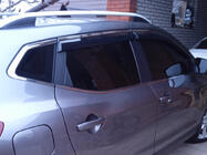 Nissan Qashqai 2014-2021 Deflecteurs de Vitres avec Moulure Chromee Niken Luxury (4 pcs) photo 5
