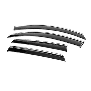 Deflecteurs de Vitres avec Moulure Chromee Niken Luxury (4 pcs) Nissan Qashqai 2007-2010 photo 2