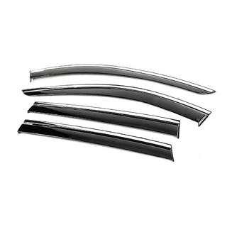 Deflecteurs de Vitres avec Moulure Chromee Niken Luxury (4 pcs) photo 2