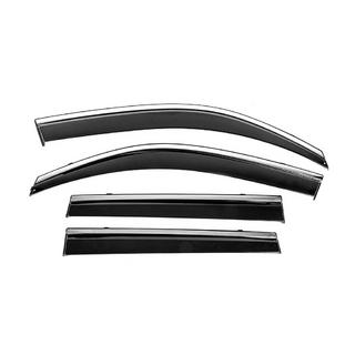 Deflecteurs de Vitres avec Moulure Chromee Niken Luxury (4 pcs)