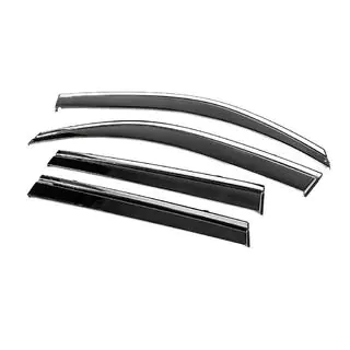 Deflecteurs de Vitres avec Moulure Chromee Niken Luxury (4 pcs) photo 2