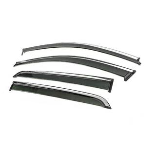 Deflecteurs de Vitres avec Moulure Chromee Niken Luxury (4 pcs) photo 2