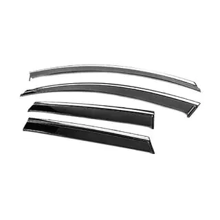 Deflecteurs de Vitres avec Moulure Chromee Niken Luxury (4 pcs) photo 2