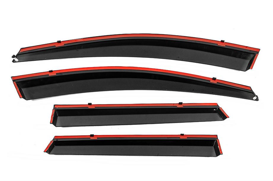 Renault Kadjar 2015-2022 Deflecteurs de Vitres avec Moulure Chromee Niken Luxury (4 pcs) Photo 3