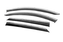 Renault Logan MCV 2013-2022 Deflecteurs de Vitres avec Moulure Chromee Niken Luxury (4 pcs) photo 2