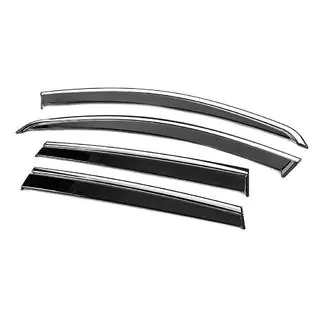 Deflecteurs de Vitres avec Moulure Chromee Niken Luxury (4 pcs) photo 2