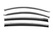 Renault Sandero 2013-2022 Deflecteurs de Vitres avec Moulure Chromee Niken Luxury (4 pcs) photo 1
