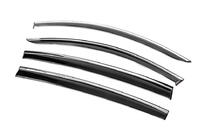 Renault Sandero 2013-2022 Deflecteurs de Vitres avec Moulure Chromee Niken Luxury (4 pcs) photo 2