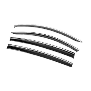 Deflecteurs de Vitres avec Moulure Chromee Niken Luxury (4 pcs) photo 2