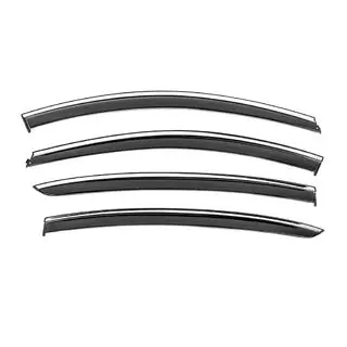 Deflecteurs de Vitres avec Moulure Chromee Niken Luxury (4 pcs) photo 2