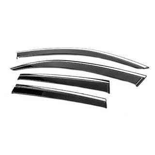Deflecteurs de Vitres avec Moulure Chromee Niken Luxury (4 pcs) photo 2