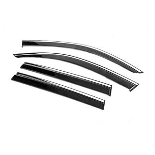 Deflecteurs de Vitres avec Moulure Chromee Niken Luxury (4 pcs) photo 2