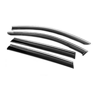 Deflecteurs de Vitres avec Moulure Chromee Niken Luxury (4 pcs) photo 2
