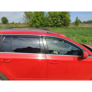 Déflecteurs de Vitres avec Moulure Chromée Niken Luxury (SW, 4 pcs) Skoda Octavia III A7 2013-2019 photo 1