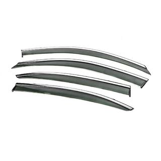 Déflecteurs de Vitres avec Moulure Chromée Niken Luxury (SD, 4 pcs) Skoda Octavia II A5 2010-2013 photo 3