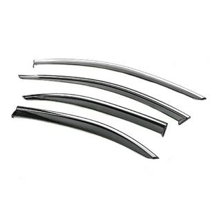 Deflecteurs de Vitres avec Moulure Chromee Niken Luxury (4 pcs) photo 4