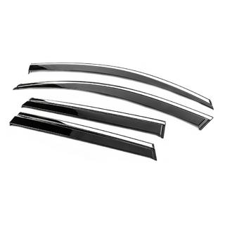 Déflecteurs de Vitres avec Moulure Chromée Niken Luxury (2018-2022, 4 pcs) Skoda Karoq 2018- photo 2