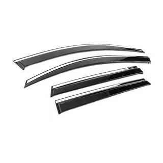 Déflecteurs de Vitres avec Moulure Chromée Niken Luxury (2018-2022, 4 pcs) Skoda Karoq 2018- photo 3