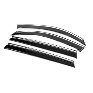 Deflecteurs de Vitres avec Moulure Chromee Niken Luxury (4 pcs) photo 2
