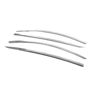 Déflecteurs de vitres chromés Niken Luxury (4 pcs) Tesla Model Y 2020- photo 2