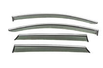 Toyota bZ4X 2022- Deflecteurs de Vitres avec Moulure Chromee Niken Luxury (4 pcs) photo 1