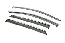 Toyota bZ4X 2022- Deflecteurs de Vitres avec Moulure Chromee Niken Luxury (4 pcs) photo 2