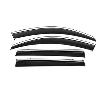 Déflecteurs de Vitres avec Moulure Chromée Niken Luxury (4 pcs, Long) Toyota Rav 4 2006-2013 photo 1