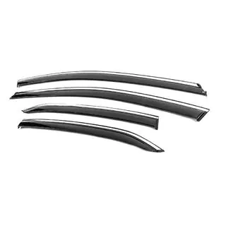 Deflecteurs de Vitres avec Moulure Chromee Niken Luxury (4 pcs) photo 2