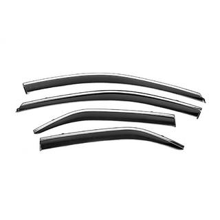 Déflecteurs de Vitres avec Moulure Chromée Niken Luxury (2011-2017 EU / 2011-2014 USA, 4 pcs) photo 1