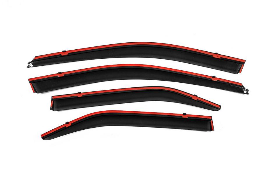 Toyota Camry 2011–2017 Déflecteurs de Vitres avec Moulure Chromée Niken Luxury (2011-2017 EU / 2011-2014 USA, 4 pcs) Photo 3