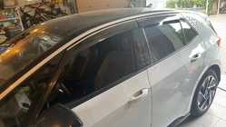Volkswagen ID.3 2019- Deflecteurs de Vitres avec Moulure Chromee Niken Luxury (4 pcs) photo 1