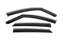 Volkswagen ID.3 2019- Deflecteurs de Vitres avec Moulure Chromee Niken Luxury (4 pcs) photo 2