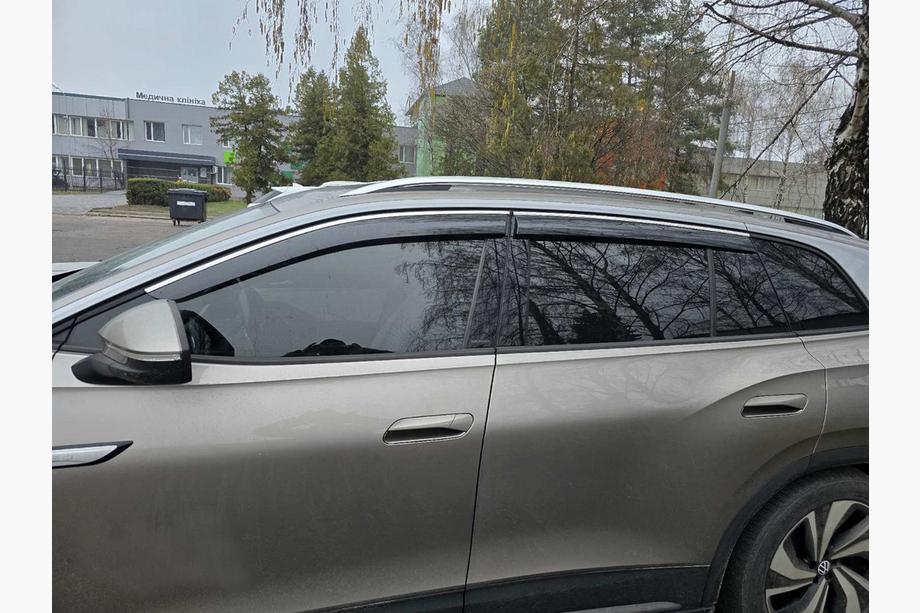Volkswagen ID.6 2021- Deflecteurs de Vitres avec Moulure Chromee Niken Luxury (4 pcs) Image