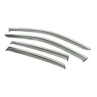 Deflecteurs de Vitres avec Moulure Chromee Niken Luxury (4 pcs) photo 2