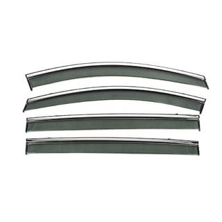 Deflecteurs de Vitres avec Moulure Chromee Niken Luxury (4 pcs)