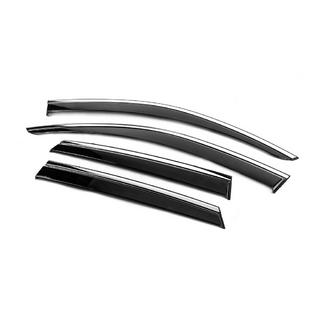 Deflecteurs de Vitres avec Moulure Chromee Niken Luxury (4 pcs) photo 2
