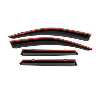 Deflecteurs de Vitres avec Moulure Chromee Niken Luxury (4 pcs) photo 3