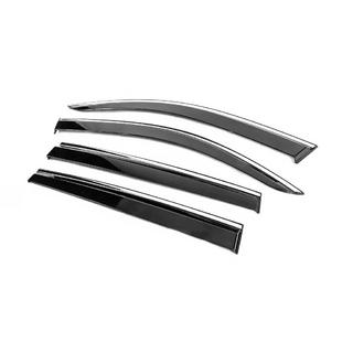Deflecteurs de Vitres avec Moulure Chromee Niken Luxury (4 pcs) photo 2