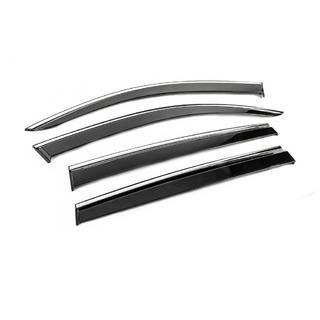 Deflecteurs de Vitres avec Moulure Chromee Niken Luxury (4 pcs) photo 3