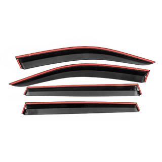Deflecteurs de Vitres avec Moulure Chromee Niken Luxury (4 pcs) photo 4