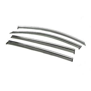 Deflecteurs de Vitres avec Moulure Chromee Niken Luxury (4 pcs) photo 2