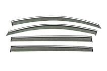 Volkswagen Touran 2010-2015 Deflecteurs de Vitres avec Moulure Chromee Niken Luxury (4 pcs) photo 1