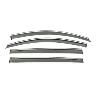 Deflecteurs de Vitres avec Moulure Chromee Niken Luxury (4 pcs)
