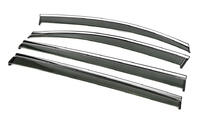 Volkswagen Touran 2015- Deflecteurs de Vitres avec Moulure Chromee Niken Luxury (4 pcs) photo 2