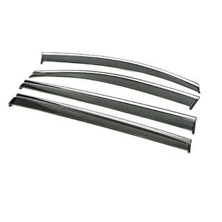 Deflecteurs de Vitres avec Moulure Chromee Niken Luxury (4 pcs) Volkswagen Touran 2015- photo 2