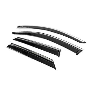 Deflecteurs de Vitres avec Moulure Chromee Niken Luxury (4 pcs) photo 2