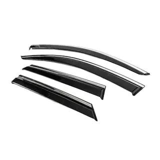 Deflecteurs de Vitres avec Moulure Chromee Niken Luxury (4 pcs) photo 2