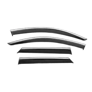 Deflecteurs de Vitres avec Moulure Chromee Niken Luxury (4 pcs)
